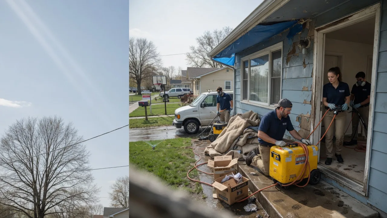Basement Flood Cleanup in Dousman, WI near me